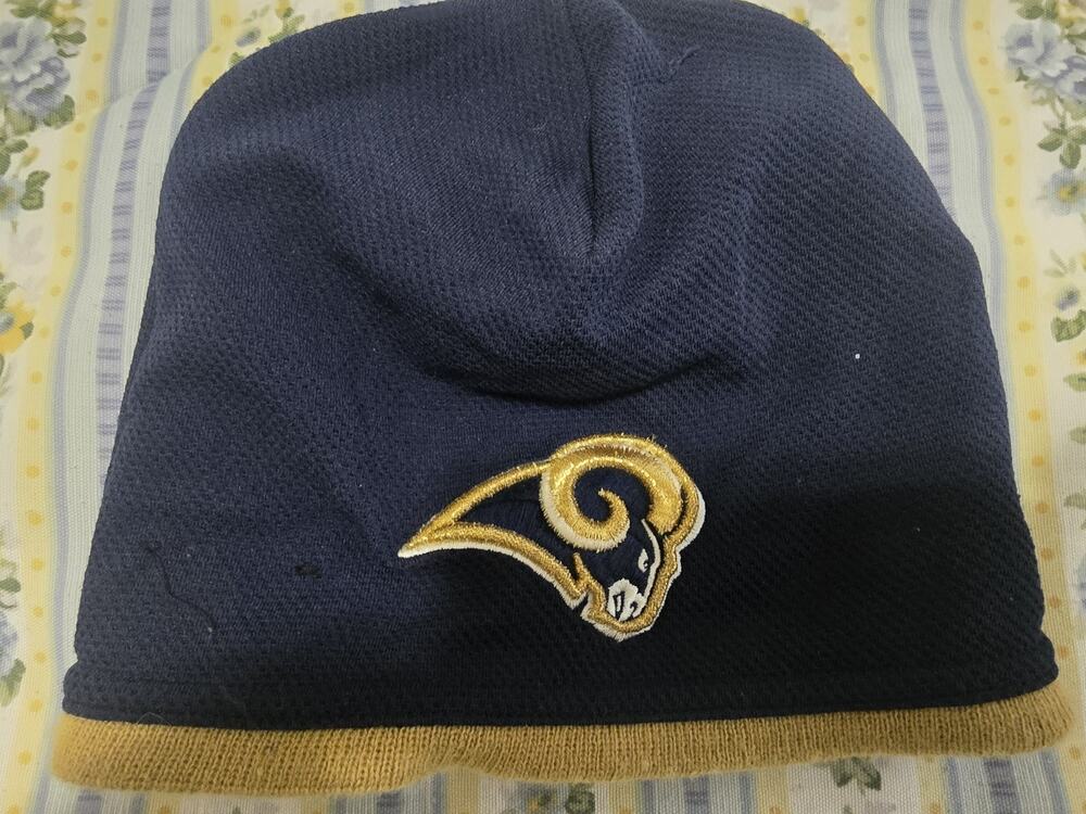 Los Angeles Rams Logo New Era Boys 4-7 Youth Knit Beanie Hat